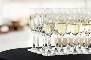 champagne glasses
