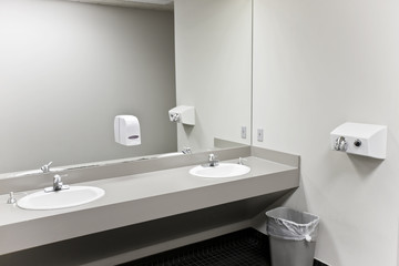 Naklejka na ściany i meble Restroom Sinks