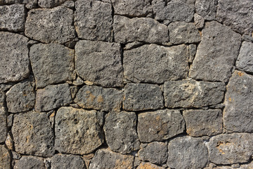 Volcanic Stone wall