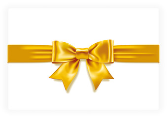 Yellow Gift Bow