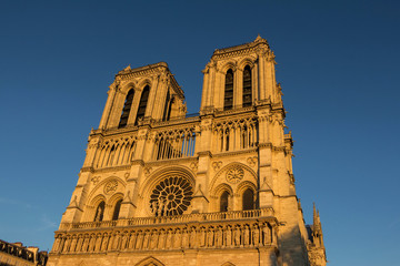 Fototapeta na wymiar The cathedral Notre Dame.