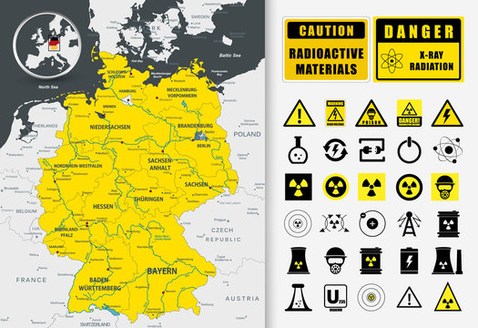 Nuclear Power Plant Map Of Germany