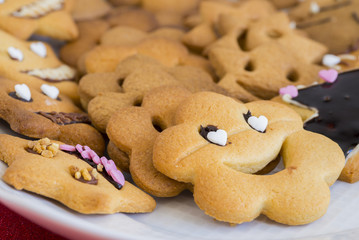 Galletas con caras.