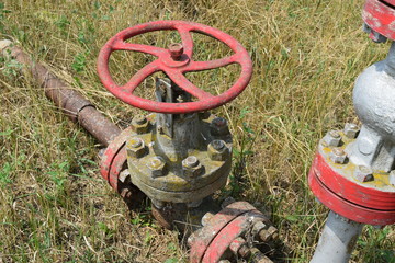 The gate on an oil well