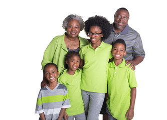 Grandparents and their 4 grandchildren