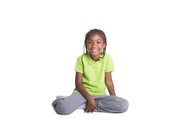 Portrait of a school aged child