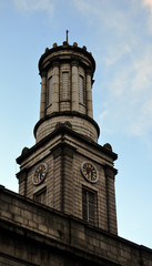 Fototapeta na wymiar Aberdeen Arts Centre, Scotland: clock tower based on Lysicrates