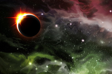 Eclipse Universe Starscape Background