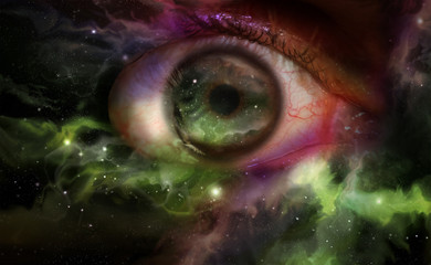 Eyeball Universe Background
