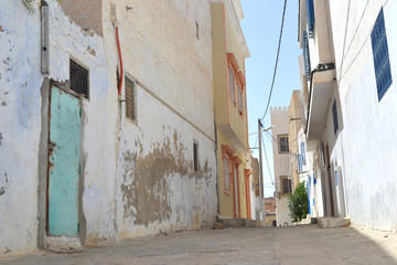 Fototapeta na wymiar Street in Kairuan, Tunisia