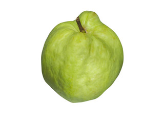 Fresh guava isolated on white background