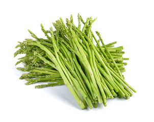 asparagus on white background