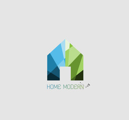 Fototapeta premium Home logo for concept modern
