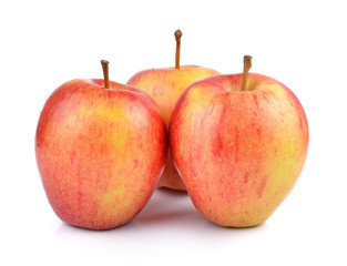 apples on white background