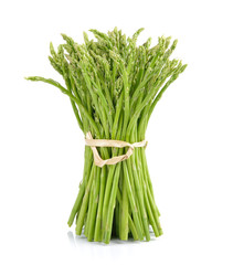 asparagus on white background