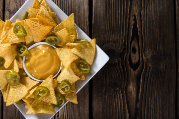 Nachos with Cheese Sauce