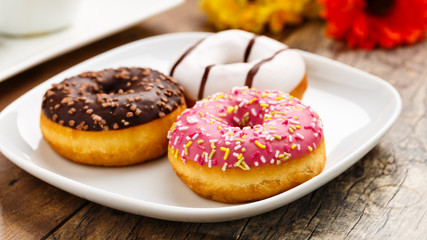 Donuts und Kaffee - Donuts and coffee