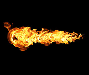 Fire flames