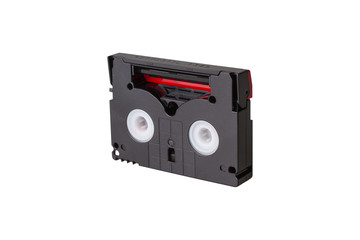 Fototapeta premium Mini DV cassettes isolated on white background
