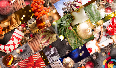 Christmas collage