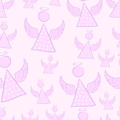 Seamless female angels