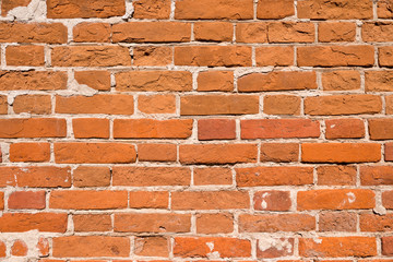 Red brick wall