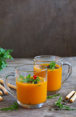 Pumpkin soup,