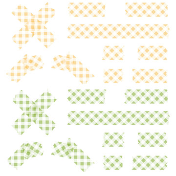 adhesive tapes checkered