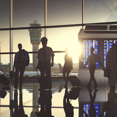 Business People Airport Terminal Travel Departure Concept © Rawpixel.com