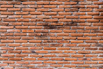 Vintage background of brick wall texture.