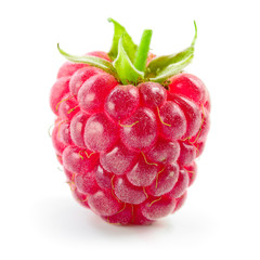 Raspberry isolated on white