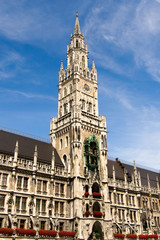 Fototapeta na wymiar Neues Rathaus in München