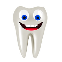 Tooth with face