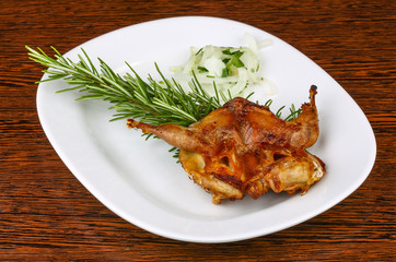 Grilled quail