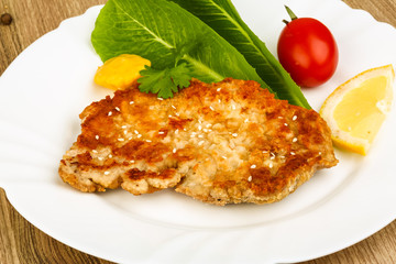 Pork schnitzel