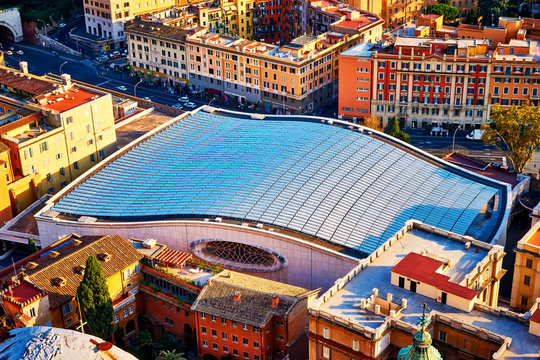 Pope Paul VI Audience Hall, Viewed From The Dome Of St. Peter's