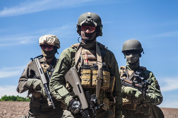 Fototapeta premium jagdkommando soldiers special forces