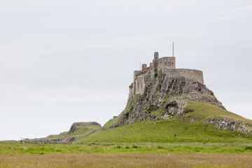 Fototapeta na wymiar Lindisfarne Castle, holy island