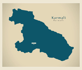 Modern Map - Karmali NP