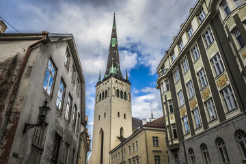 Fototapeta na wymiar St. Nicholas Church in Tallinn, Estonia.