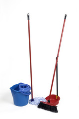 mop and broom