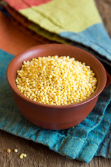 millet in bowl