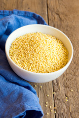 millet in bowl