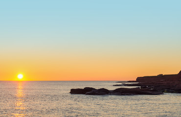 Fototapeta premium Ocean beach in the morning