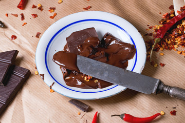 Chocolate and pepper