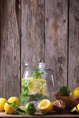 Pitcher of lemonade