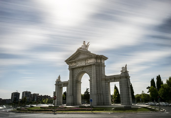 Fototapeta na wymiar San Vicente Gate. Madrid. Spain
