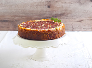 Cheesecake with topping
