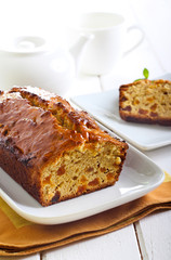 Marmalade and apricot tea bread