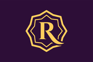 Royal logo vector template hotel